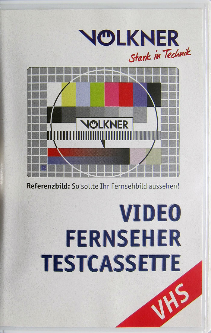 Burosch Völkner Video Fernseher Testcassette