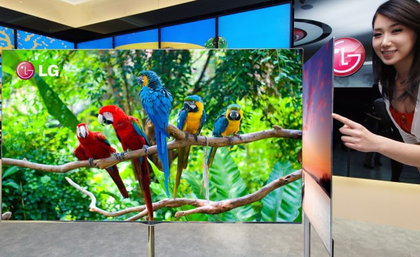 55-ich-OLED-TV auf der CES 2012