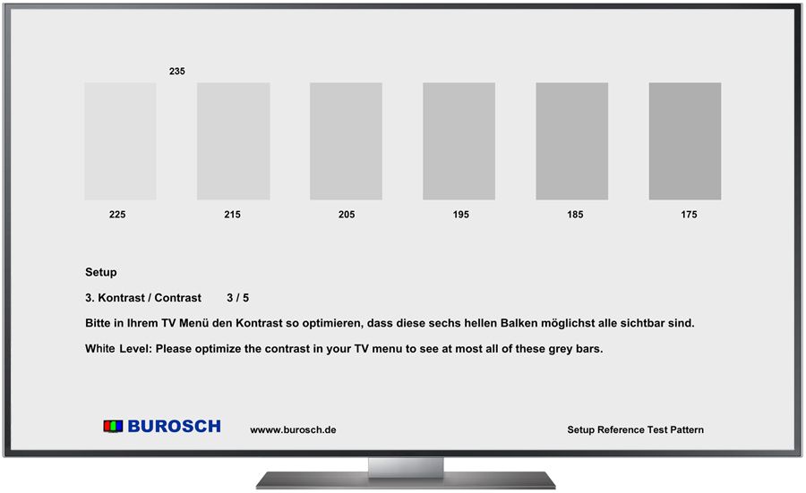 Burosch Basic Kontrast TV Testbild