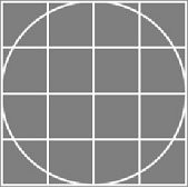 Bildgeometrie Gitterstruktur Kreislinie Aspekt-Ratio