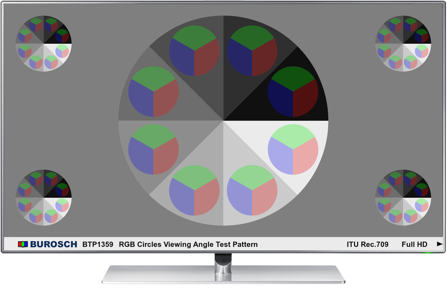 TV Frame RGB Circles