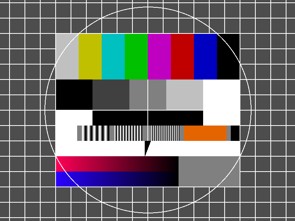 FuBK analog 4:3 Testbild der Fernsehsender TV Testbild