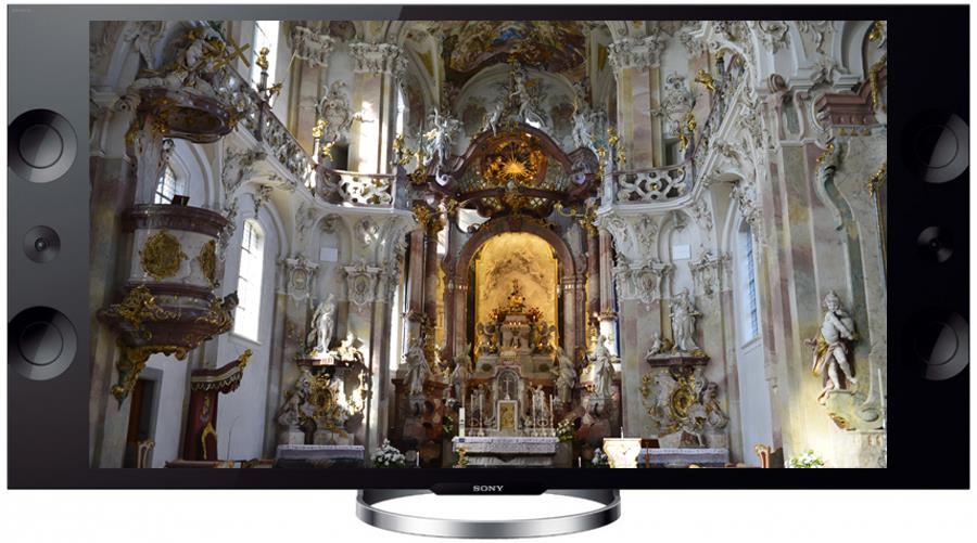 UHD 4k TV-Testbild Kloster Birnau Realbild