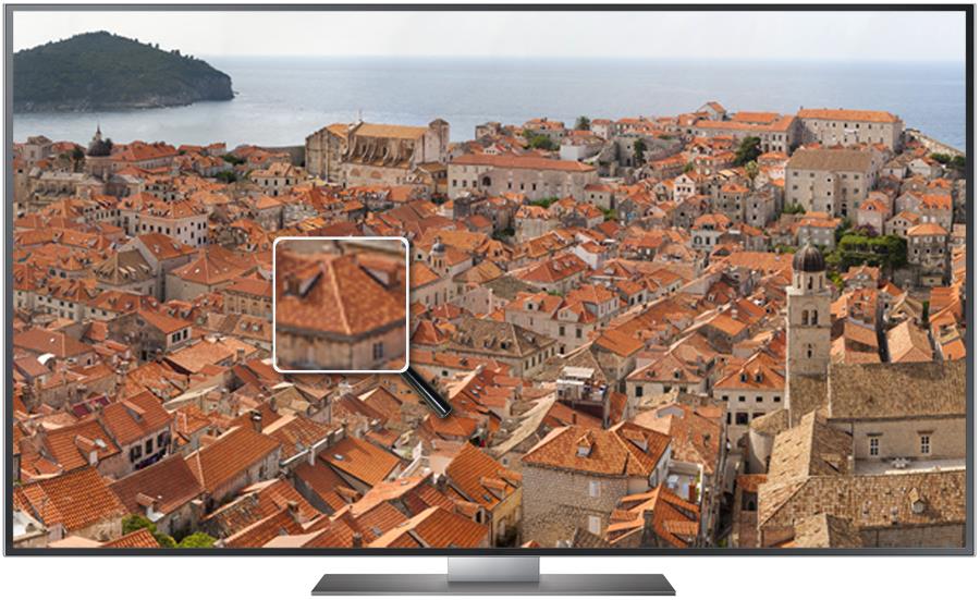UHD 4k FullHD TV-Testbild Bilddetails