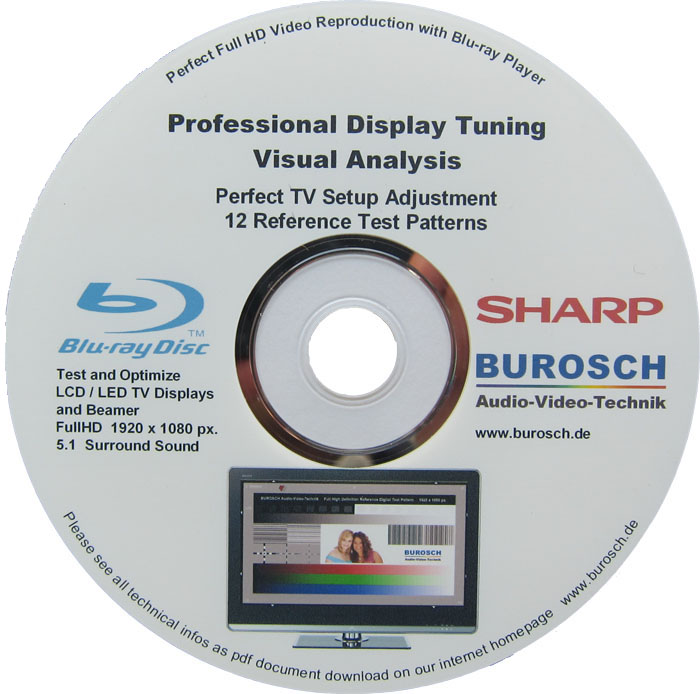 Sharp Professional Display Tuning Blu-ray