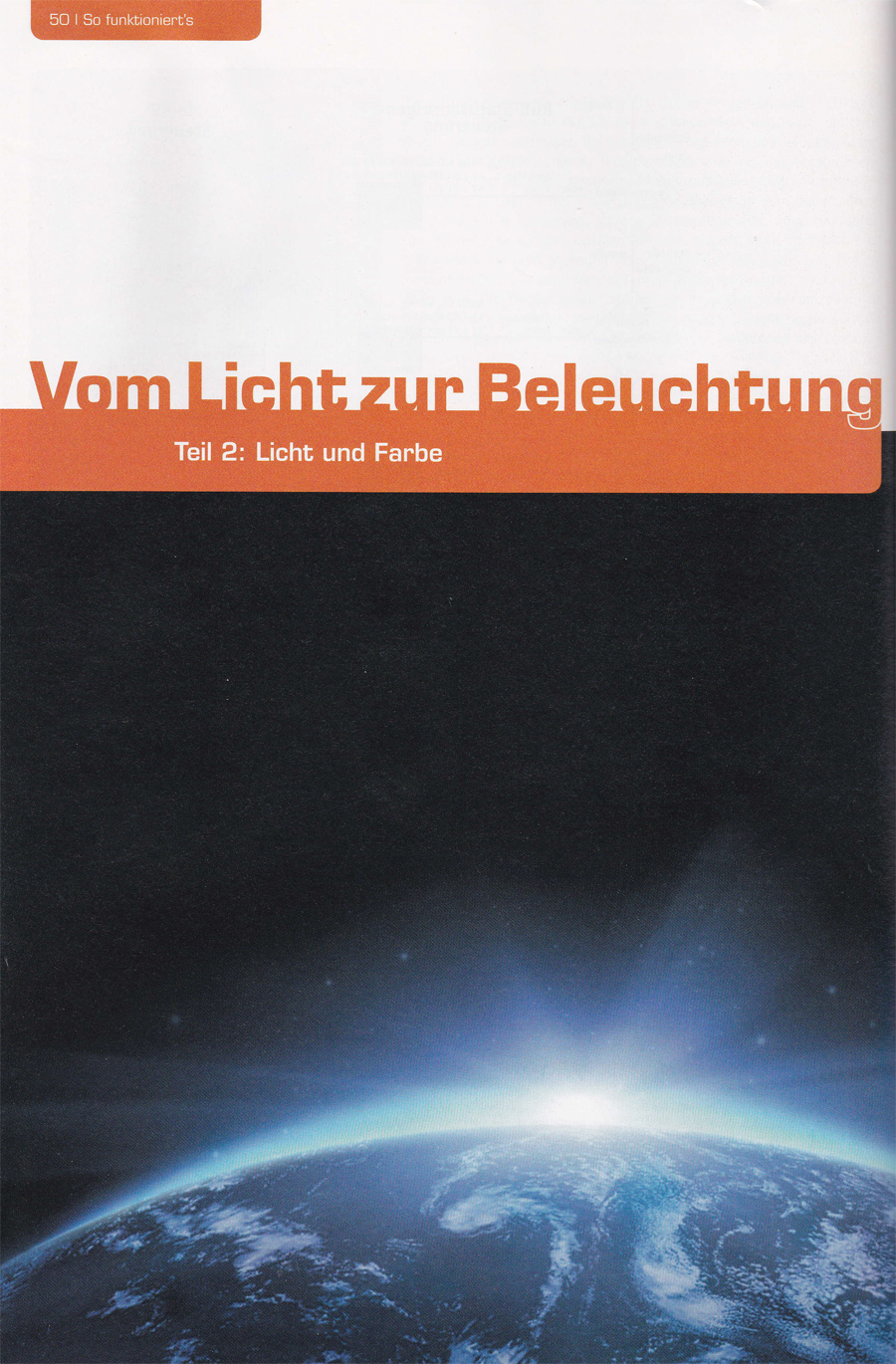 Burosch ELV Journal: Vom Licht zur Beleuchtung