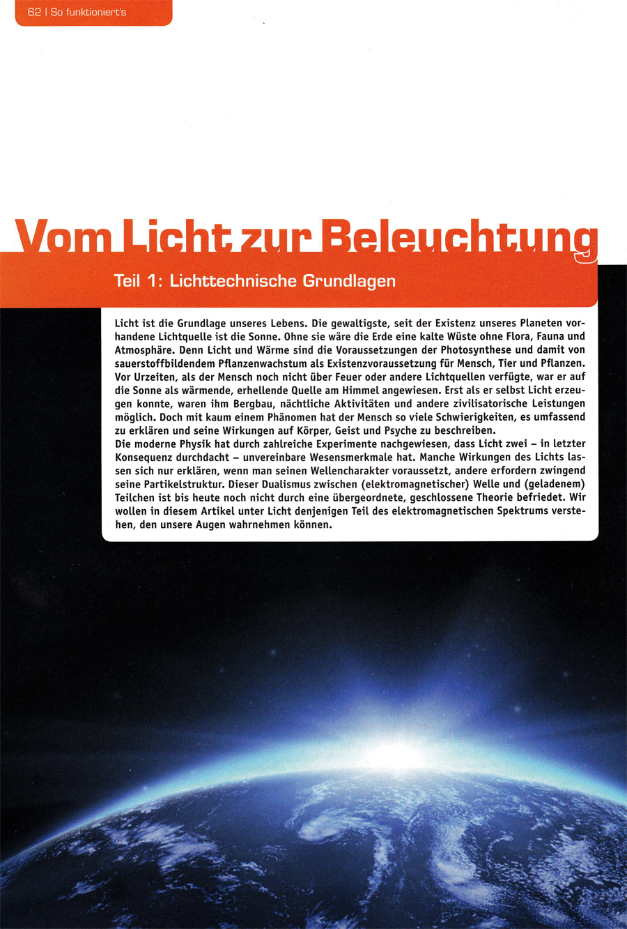 ELV Journal: Vom Licht zur Beleuchtung / Teil 1