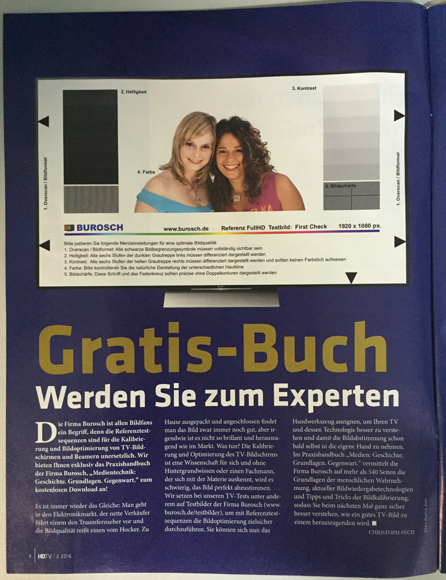 HDTV Magazin Burosch Praxishandbuch Medientechnik