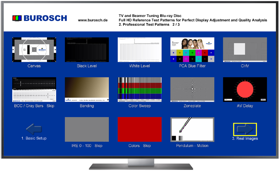 Burosch TV Expert Tuning Disk Menü Seite 2